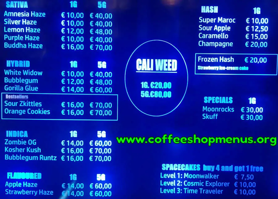 Superskunk Menu (Latest)