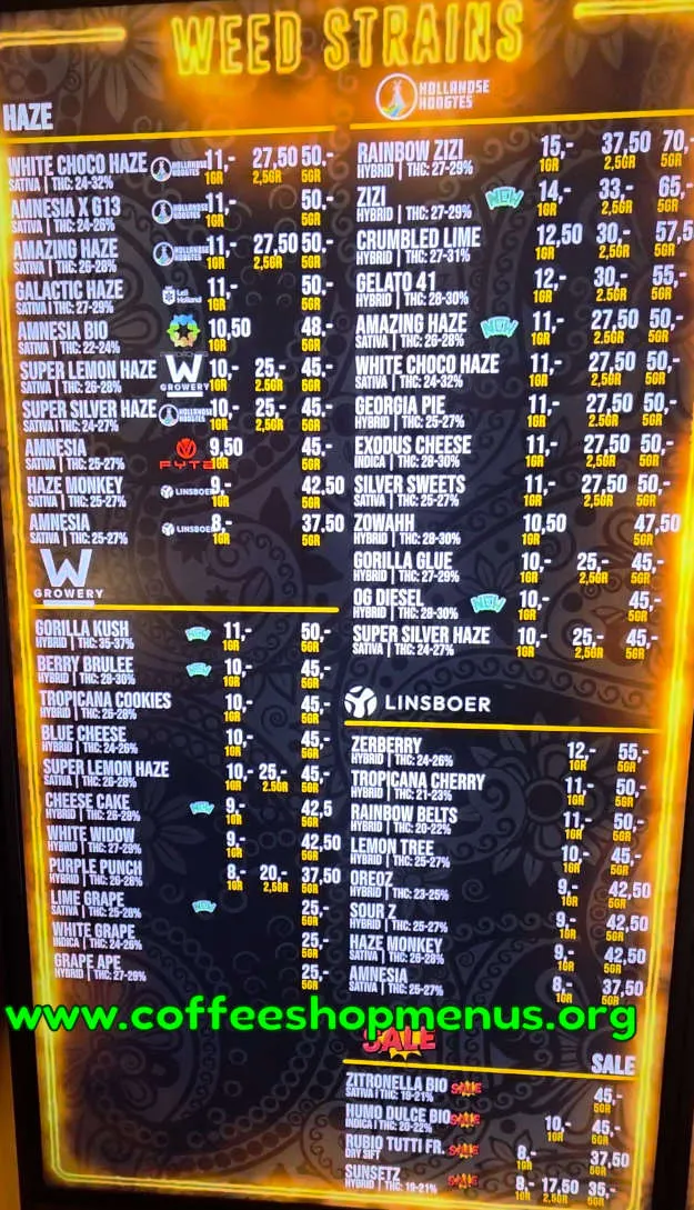 't Kunsje Menu (Latest)