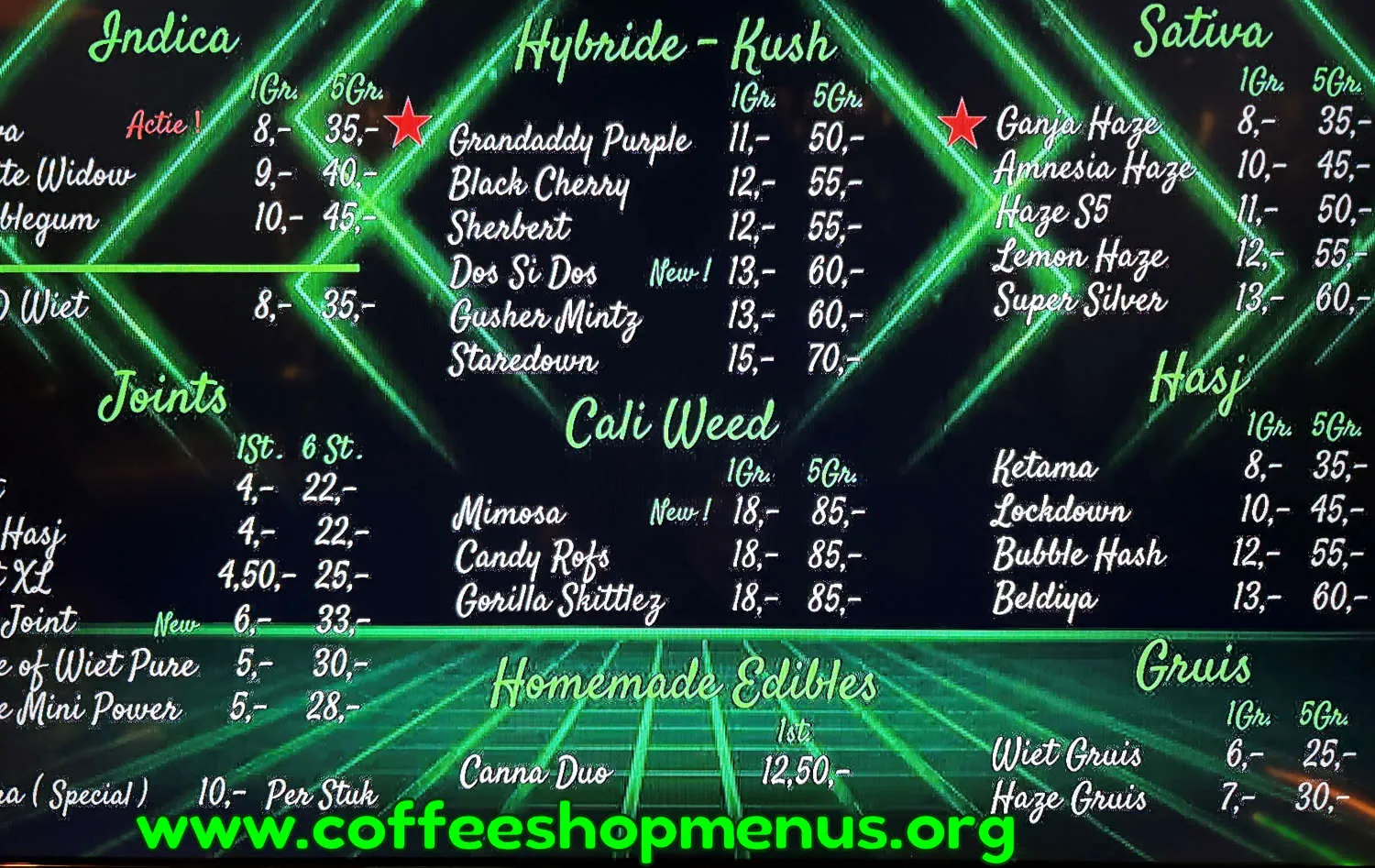Take a Break Menu (Latest)