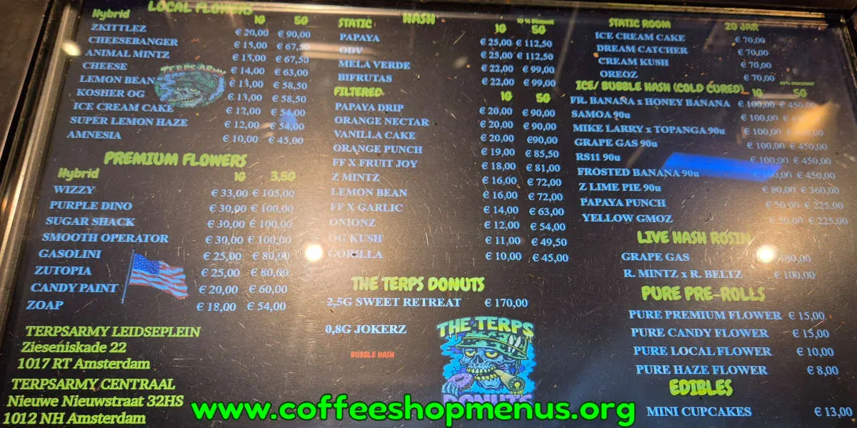 Terps Army 2 Menu (Latest)