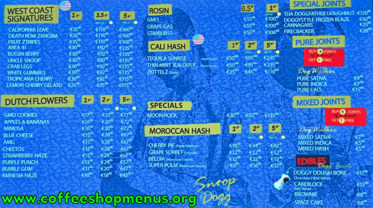 Tha Dogg House Menu (Previous)