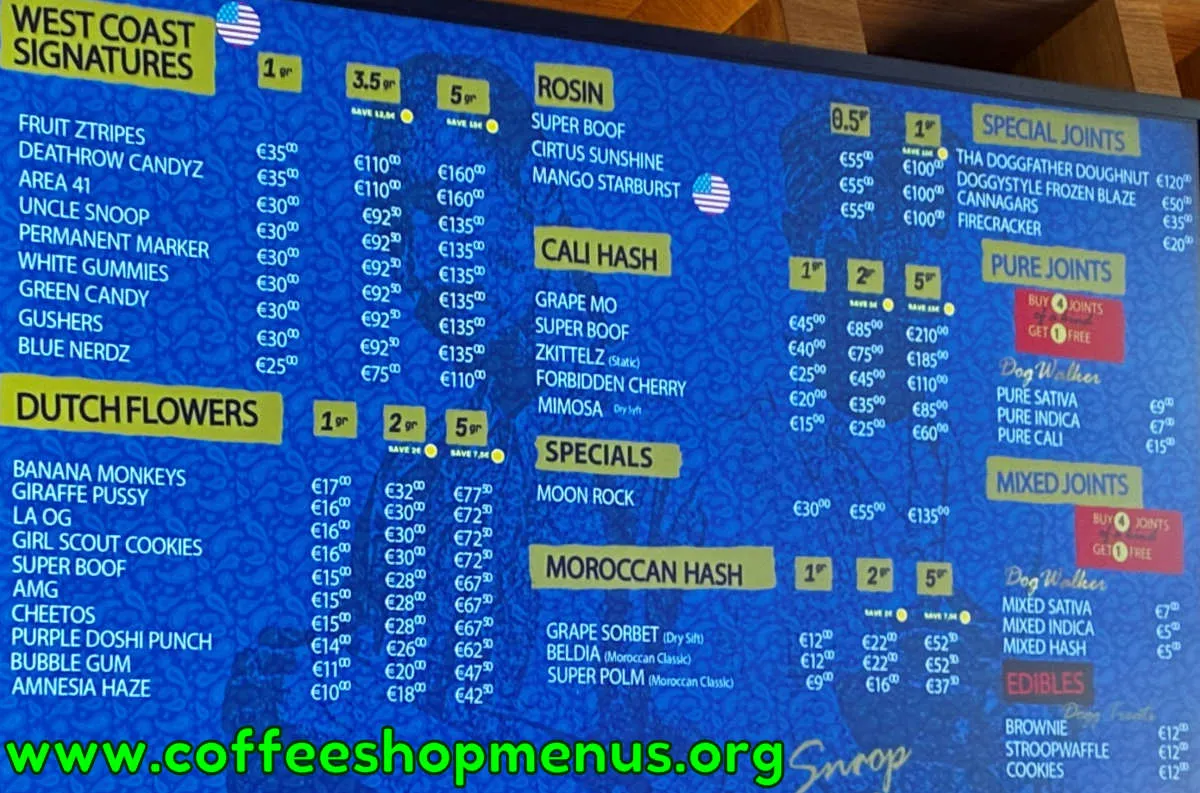 Tha Dogg House Menu (Latest)