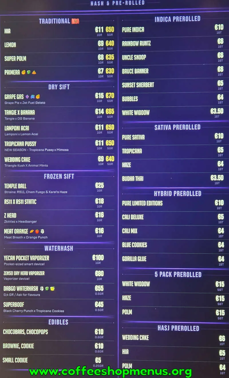 The Box Menu (Latest)