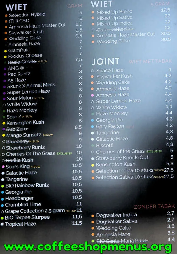 The Grass Company Menu (Latest)