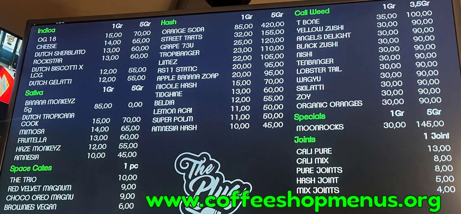 The Plug Utopia Menu (Previous)