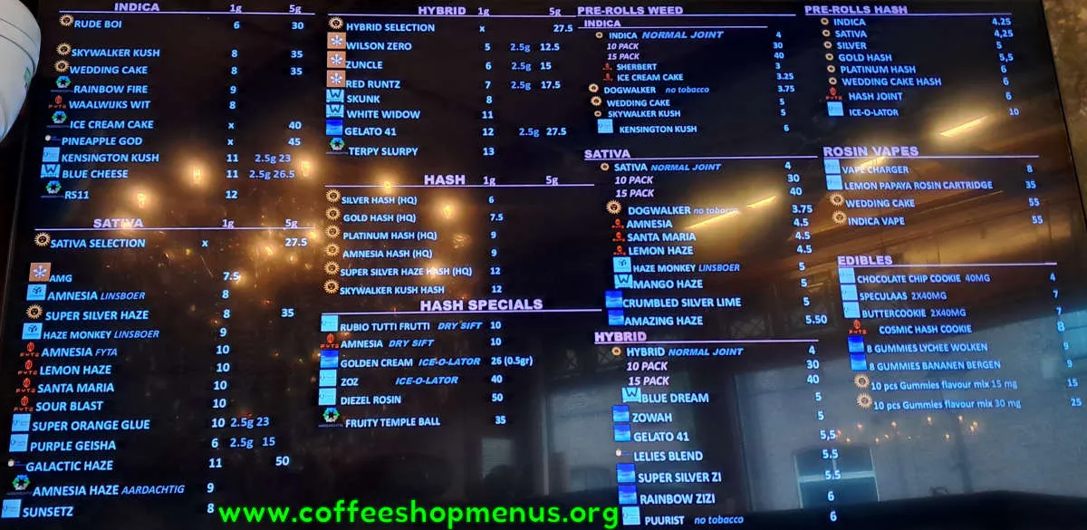 The Squad Menu (Latest)