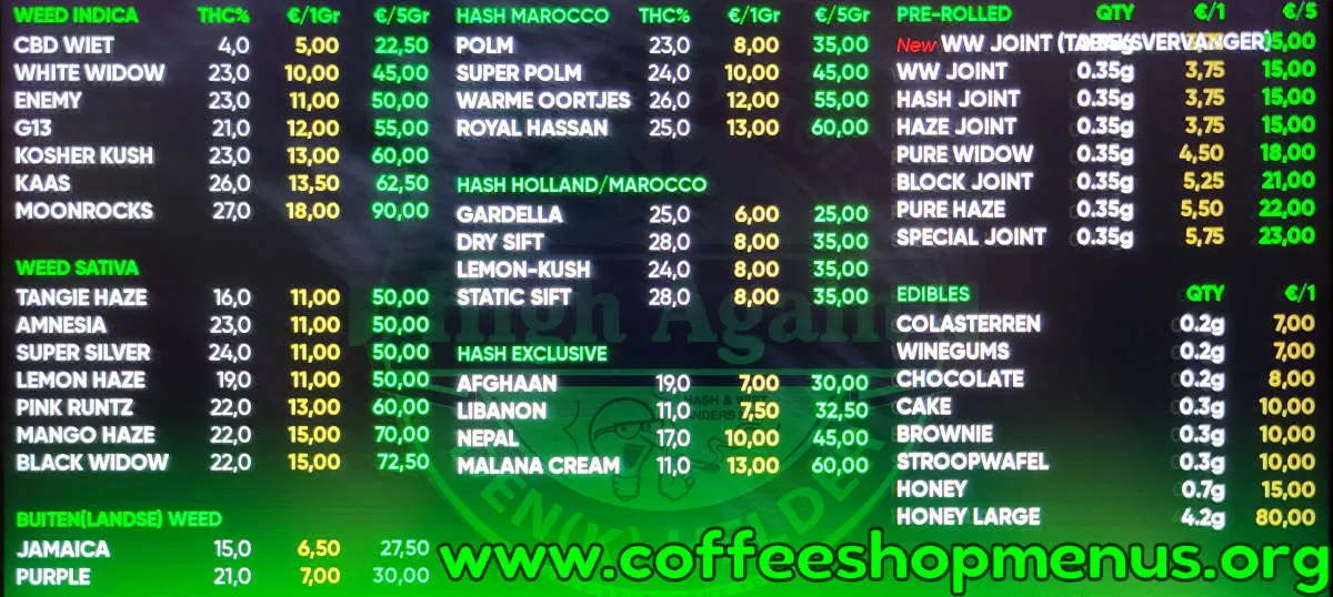 Tops Menu (Latest)