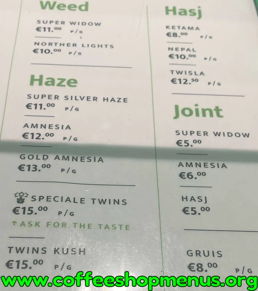 Twins Menu (Previous)
