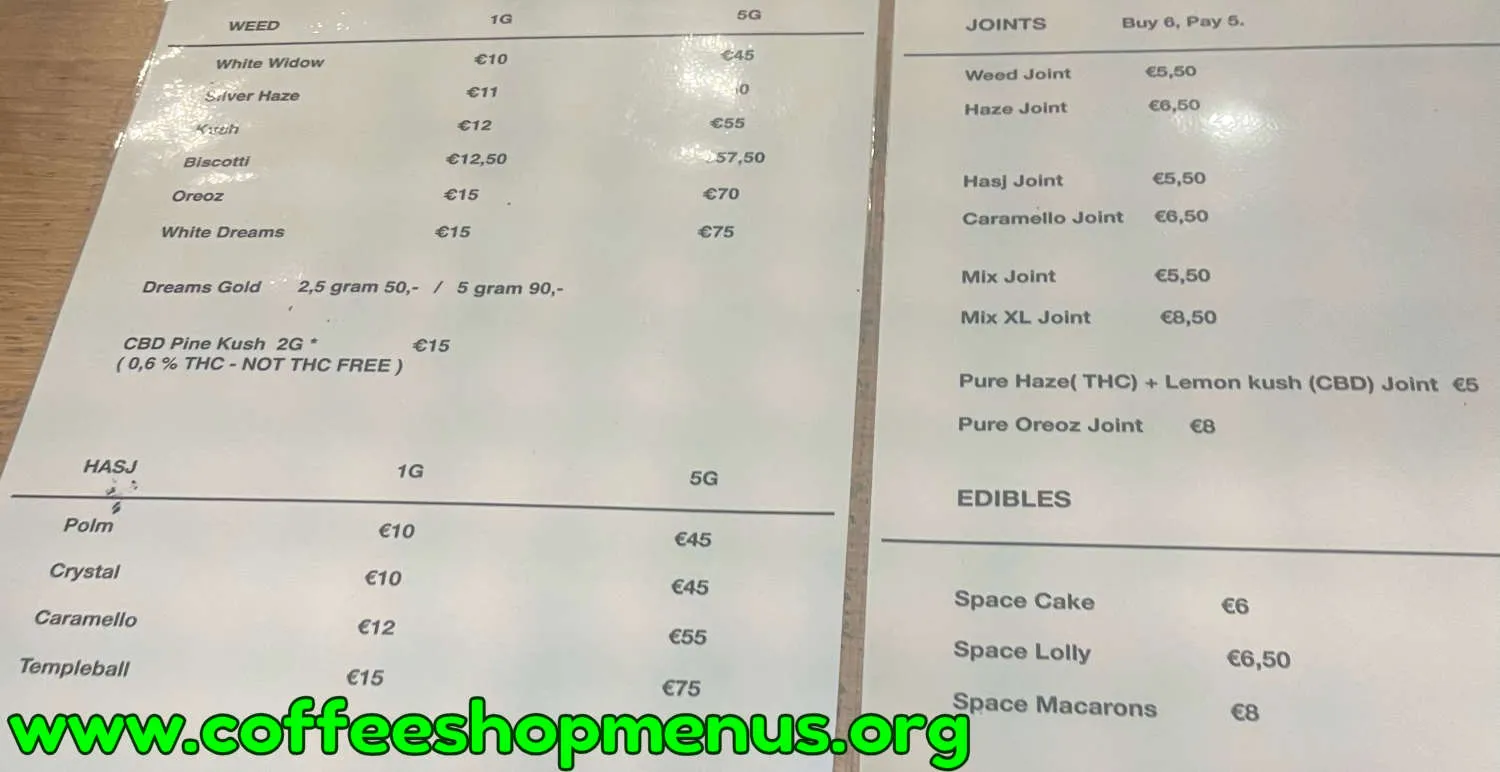 Upstairs Menu (Latest)