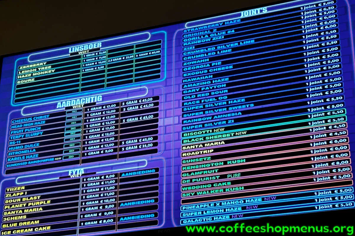 Zero Zero Menu (Latest)