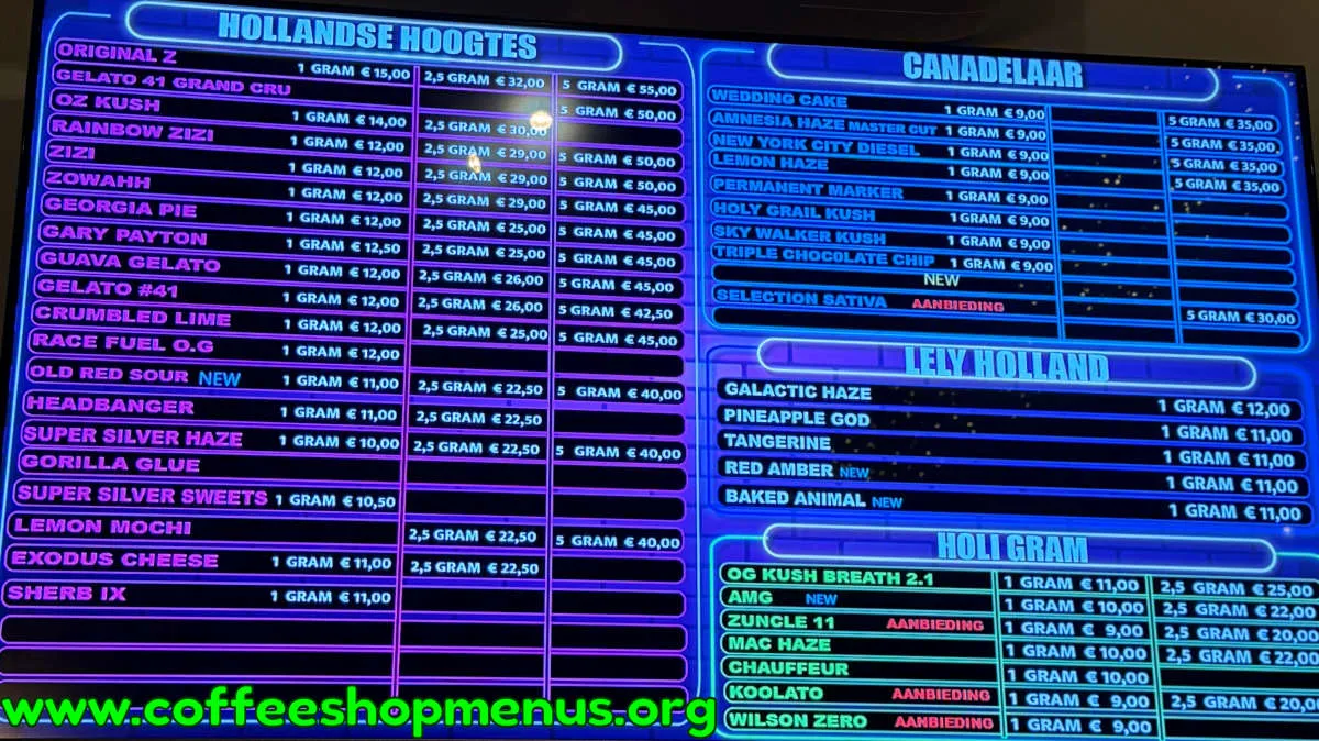 Zero Zero Menu (Previous)
